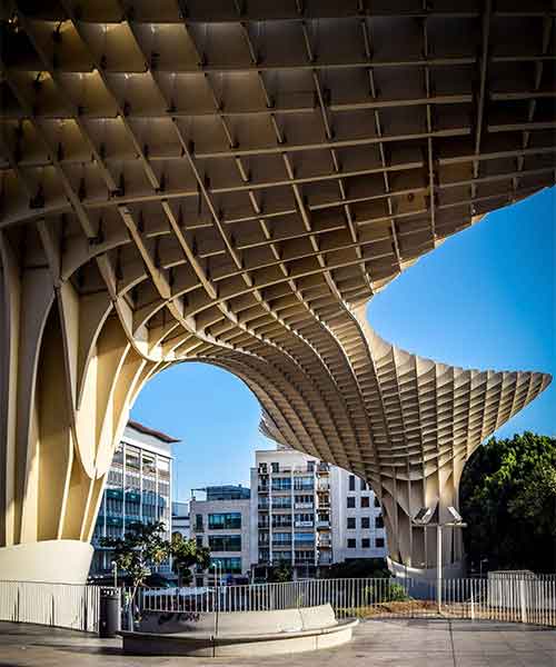 bronze coloured building